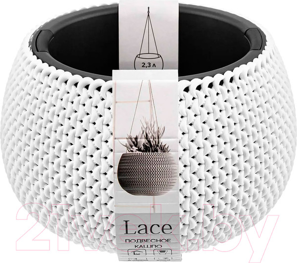 Изображение товара Кашпо El Casa Сфера / 640438 (белый)