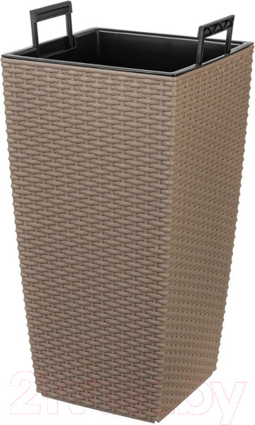 Изображение товара Кашпо El Casa Камелия / 640501 (серо-коричневый)