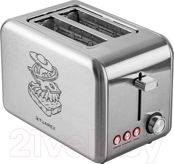 Изображение товара Тостер Tuarex TK-6001 (стальной)