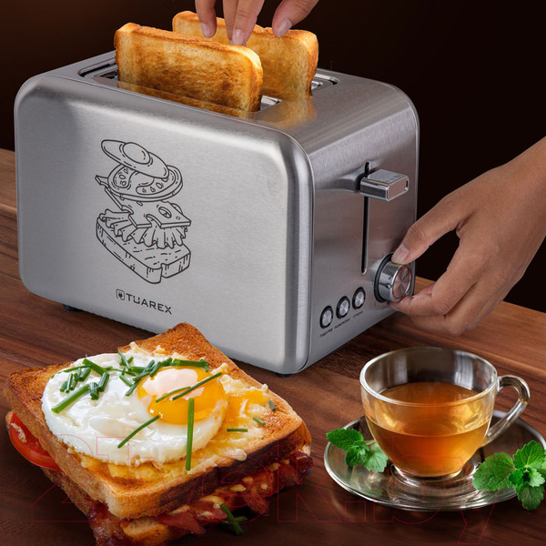 Изображение товара Тостер Tuarex TK-6001 (стальной)