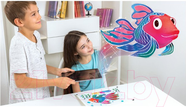 Изображение товара Набор для творчества SentoSphere Акварельная раскраска Живой мир / 6704