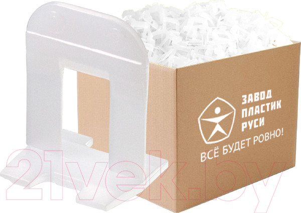 Изображение товара Клипсы для выравнивания плитки Пластик Руси SVP-Profi Mini 0.7мм (500шт)