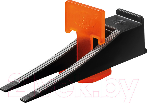 Изображение товара Клинья для выравнивания плитки Пластик Руси Стандарт кольцо (200шт, черный)