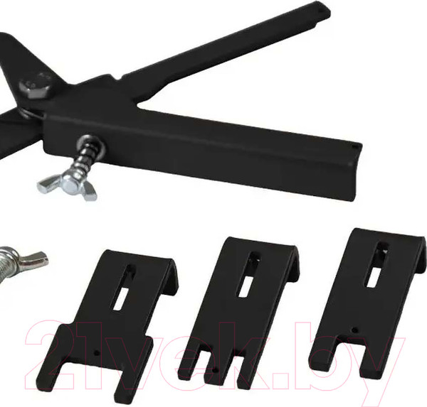 Изображение товара Зажим для выравнивания плитки Пластик Руси Черный