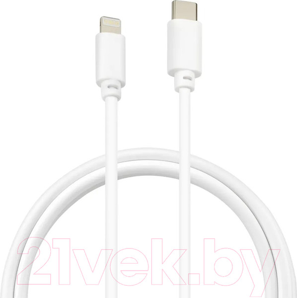 Изображение товара Кабель Buro PD18W USB Type-C (m)-Lightning (m) (1м, белый)