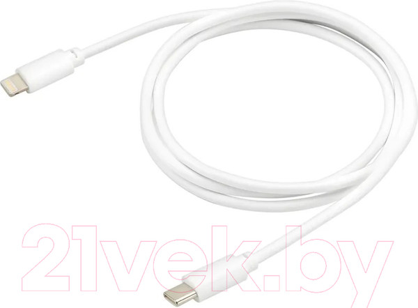 Изображение товара Кабель Buro PD18W USB Type-C (m)-Lightning (m) (1м, белый)