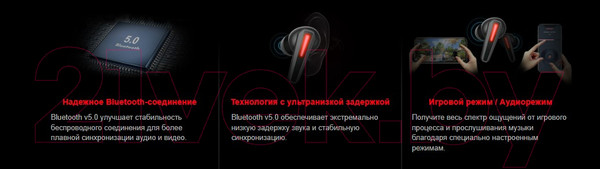 Изображение товара Беспроводные наушники A4Tech Bloody M70 (черный/красный)