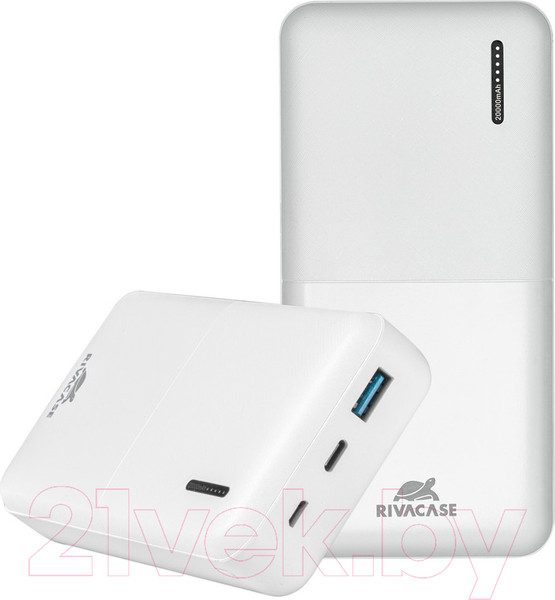 Изображение товара Портативное зарядное устройство Rivacase VA2571 20000mAh (белый)