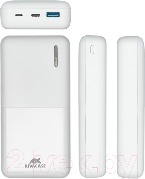 Изображение товара Портативное зарядное устройство Rivacase VA2571 20000mAh (белый)