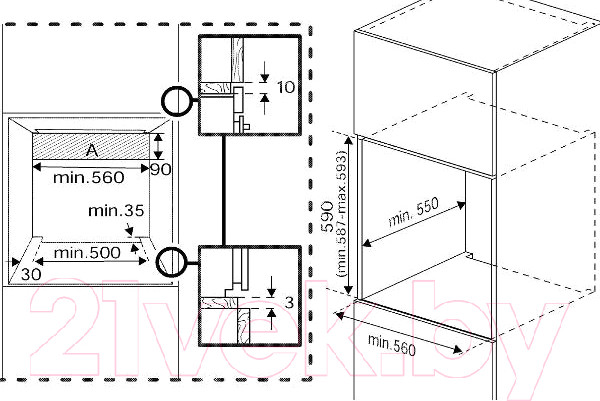 Изображение товара Электрический духовой шкаф Indesit IFE 3644 WH