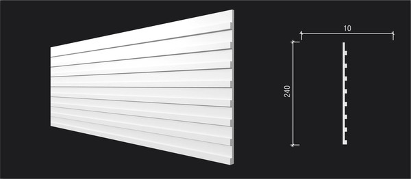 Изображение товара Панель дюрополимерная Decor-Dizayn DD911 (240x10x3000)