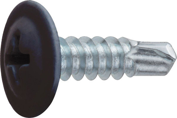 Саморез Starfix Со сверлом 4.2x19 прессшайба / SM-88024-12000 (12000шт, оцинкованный, RAL 8017 шоколадно-коричневый) — фото 3