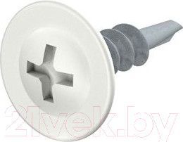 Изображение товара Саморез Starfix Со сверлом 4.2х19 прессшайба / SM-55677-12000 (12000шт, оцинкованный, RAL 9003 сигнальный белый)