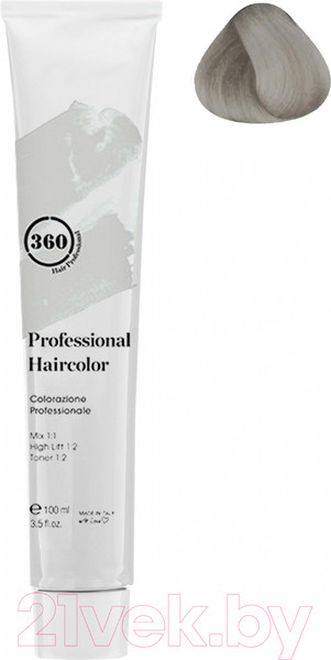 Изображение товара Крем-краска для волос Kaaral 360 Professional Haircolor 10.9 (100мл)