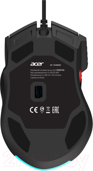 Изображение товара Мышь Acer OMW150 / ZL.MCEEE.00P (черный)