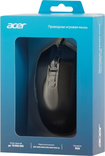 Изображение товара Мышь Acer OMW160 / ZL.MCEEE.00Q (черный)