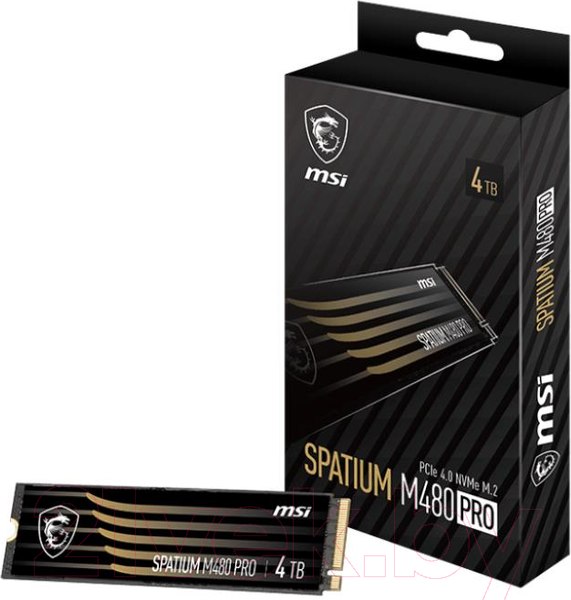 Изображение товара SSD диск MSI Spatium M480 4TB Pro (S78-440R050-P83)