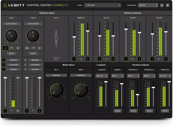 Изображение товара Аудиоинтерфейс Lewitt Connect 6