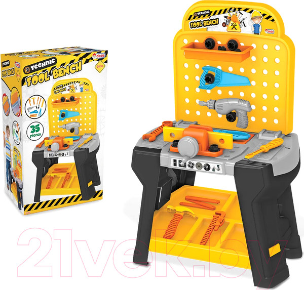 Изображение товара Верстак-стол игрушечный Dede Столярная мастерская Technic / 01702