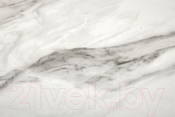 Изображение товара Обеденный стол Halmar Osman 160-220x90x77 (белый мрамор/черный)