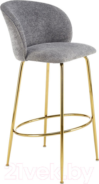 Изображение товара Стул барный Halmar H116 (серый/золотой)