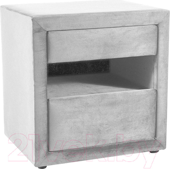 Изображение товара Прикроватная тумба Signal ET-003 Velvet (Bluvel 03 светло-серый)