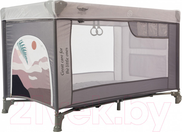 Изображение товара Кровать-манеж Martin Noir Favor (Pamir Grey)