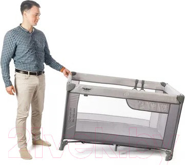 Изображение товара Кровать-манеж Martin Noir Favor (Pamir Grey)