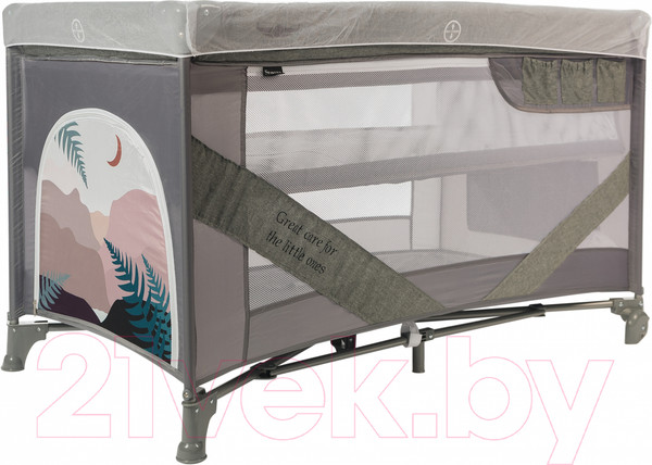 Изображение товара Кровать-манеж Martin Noir Snooze (Mont Blanc Grey)