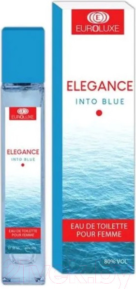 Туалетная вода Euroluxe Elegance Into Blue For Women (50мл) — фото 6