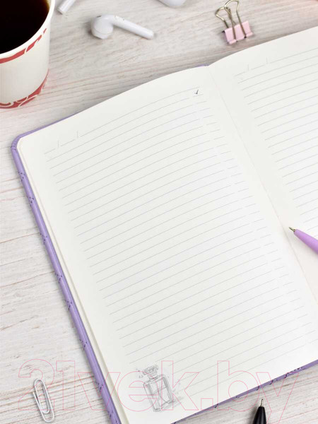 Изображение товара Ежедневник Escalada Лайка / 63967 (164л, сиреневый)