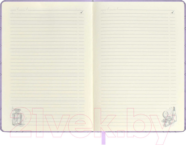 Изображение товара Ежедневник Escalada Лайка / 63967 (164л, сиреневый)