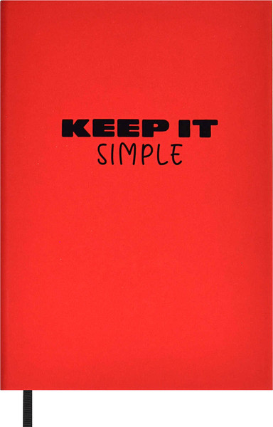 Изображение товара Ежедневник Escalada Софт-Тач / 63980 (160л, красный)