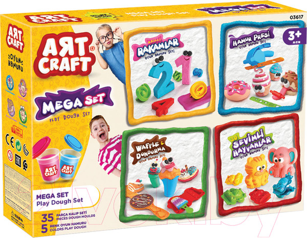 Изображение товара Набор для лепки Aяt Craft Мега-лепка 4 в 1 / 03617