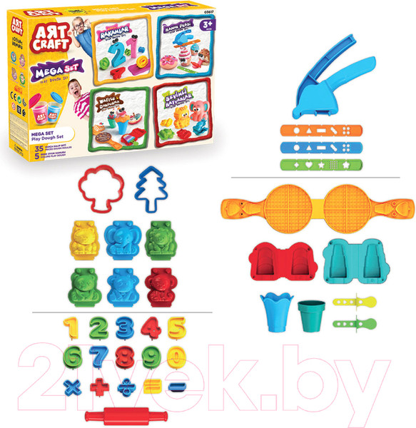 Изображение товара Набор для лепки Aяt Craft Мега-лепка 4 в 1 / 03617