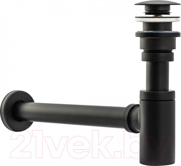 Изображение товара Сифон REA Click Clack A5215 (черный матовый)