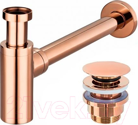 Изображение товара Сифон REA Click Clack A8541 (розовое золото)