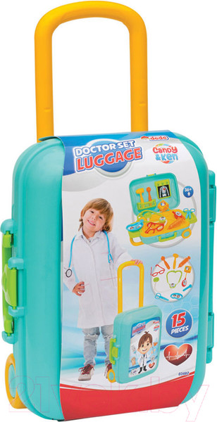 Изображение товара Набор доктора детский Dede Candy&Ken Мини-больница в чемодане на колесах / 03482