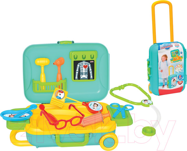Изображение товара Набор доктора детский Dede Candy&Ken Мини-больница в чемодане на колесах / 03482