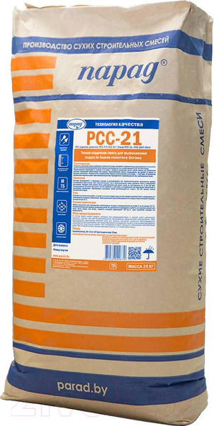 Изображение товара Кладочная смесь Парад РСС М75 F75 Пк2 St-4 РСС-21 (20кг)