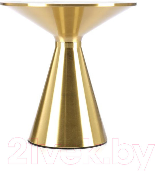 Изображение товара Журнальный столик Halmar Tribeca (белый мрамор/золотой)