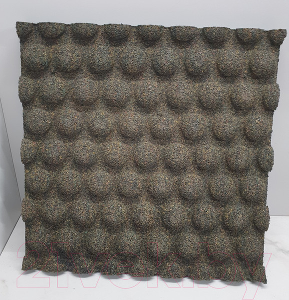 Изображение товара Резиновая плитка Rubtex Classic 500x500x40 рельеф (зеленый)