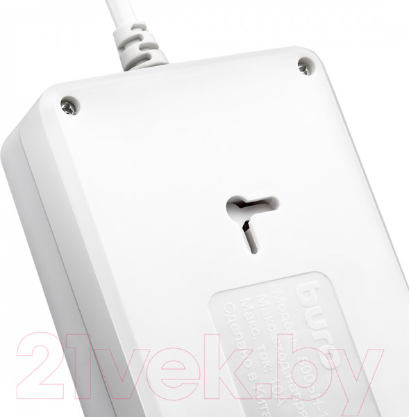 Изображение товара Сетевой фильтр Buro 800SH-1.8-W (белый)