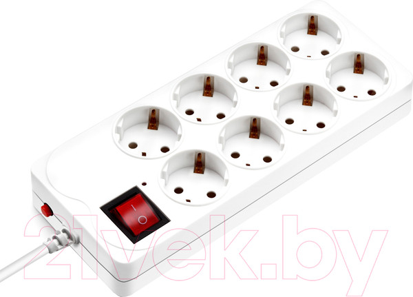 Изображение товара Сетевой фильтр Buro 800SH-5-W (белый)