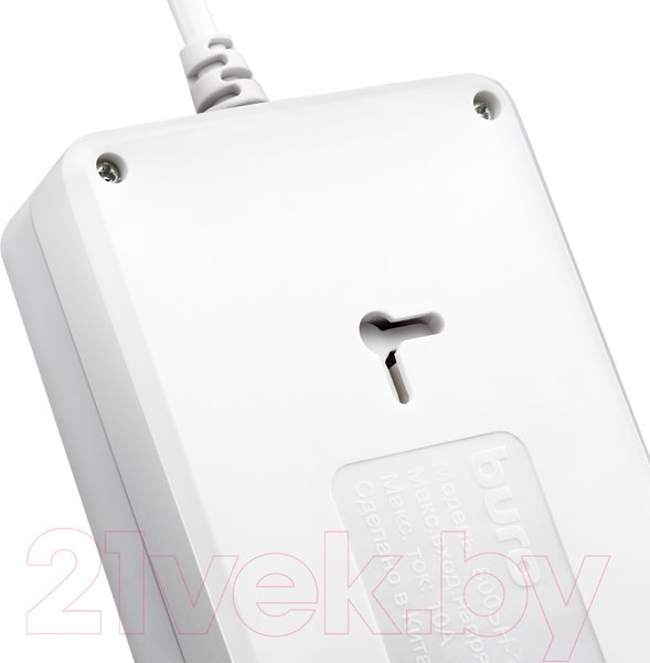 Изображение товара Сетевой фильтр Buro 800SH-5-W (белый)