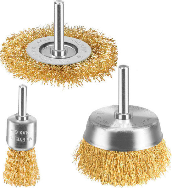 Изображение товара Набор щеток для электроинструмента TOTAL TAC310031 (3шт)