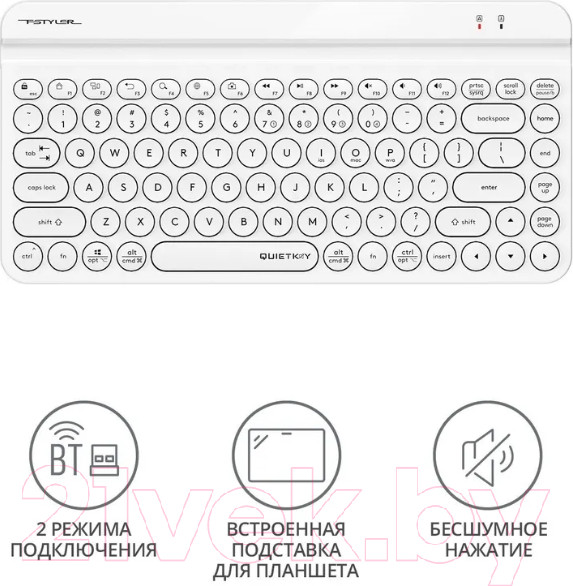 Изображение товара Клавиатура A4Tech Fstyler FBK30 (белый)