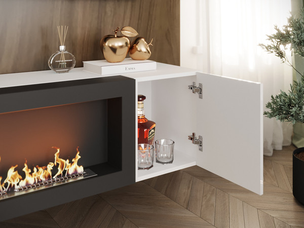 Изображение товара Тумба НК Мебель Point тип-28 / 71778481 (белый/белый глянец)