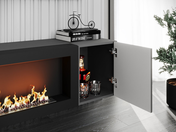 Изображение товара Тумба НК Мебель Point тип-28 / 71778484 (серый графит)