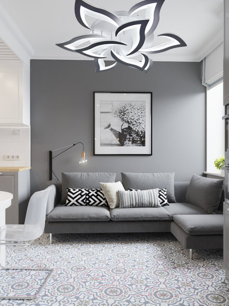 Изображение товара Потолочный светильник Mirastyle Диод CF-38604/6+3 WH